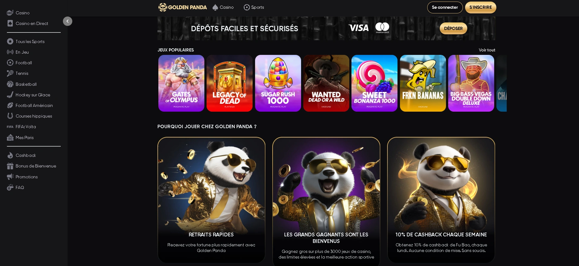 Golden Panda bonus : comment profiter au maximum du casino ?